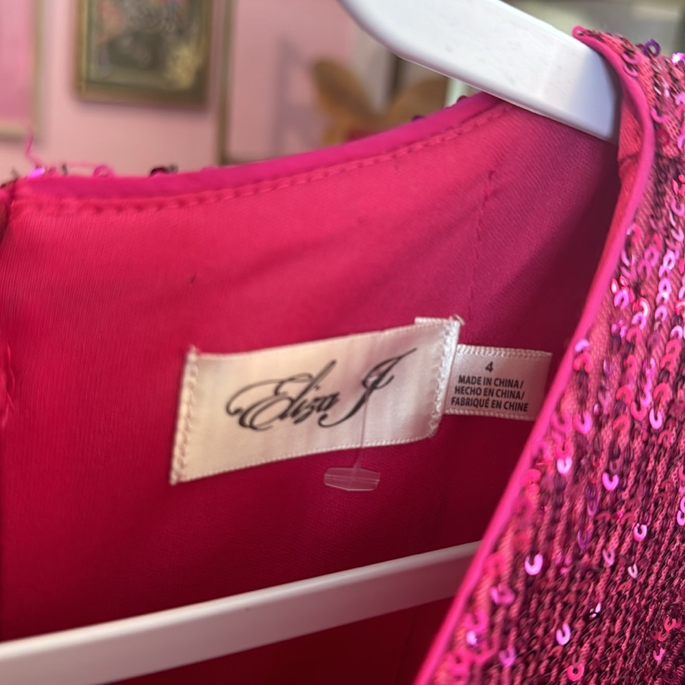 Eliza J Pink Sequin Dress - Picture 6 of 8